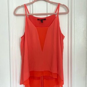 BCBGMaxAzria Coral Spaghetti Strap Camisole with Sheet V-Neck